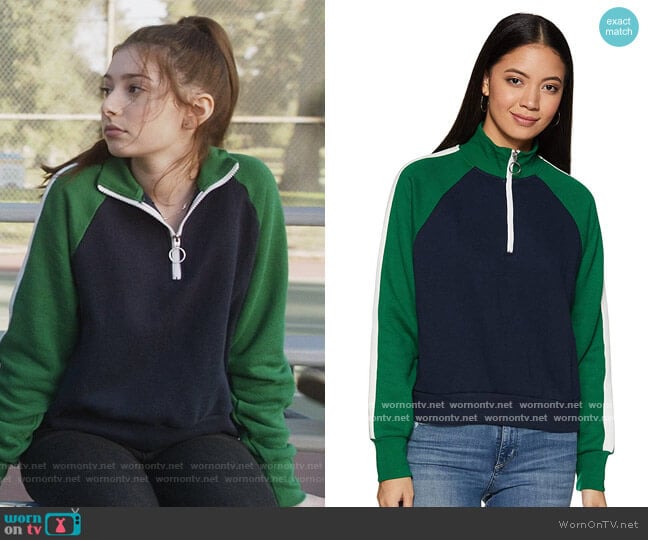 Synthetic Sweatshirt by Forever 21 worn by Natalie (Makenzie Moss) on The Unicorn