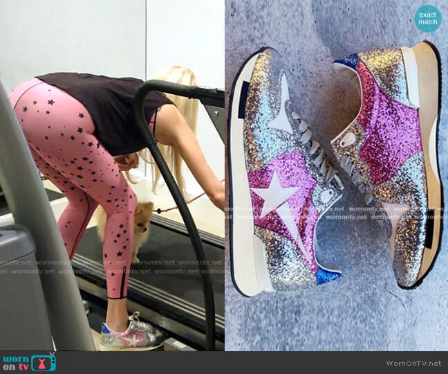 Running Sole Sneakers by Golden Goose worn by Kameron Westcott on The Real Housewives of Dallas