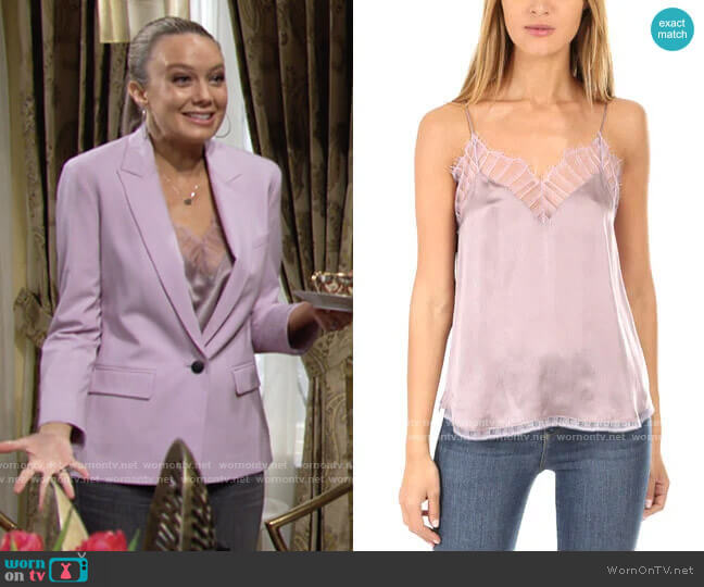 IRO Berwyn Cami worn by Abby Newman (Melissa Ordway) on The Young and the Restless