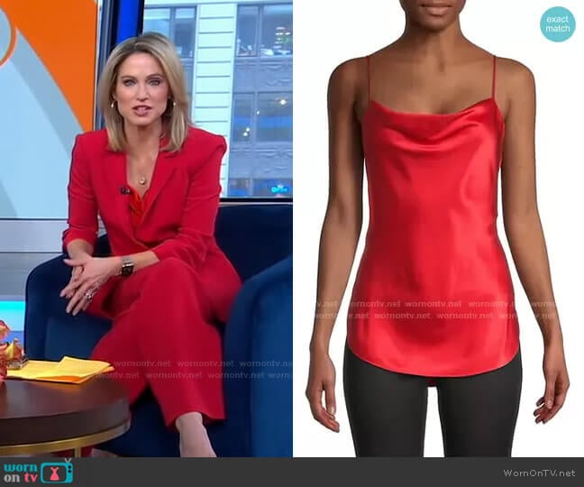 Marta Cami by Cinq a Sept worn by Amy Robach on Good Morning America