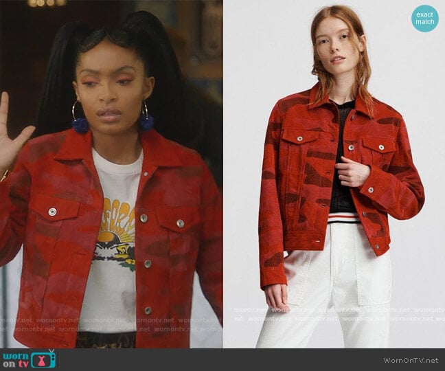 Jax Jacket by Rag and Bone worn by Zoey Johnson (Yara Shahidi) on Grown-ish