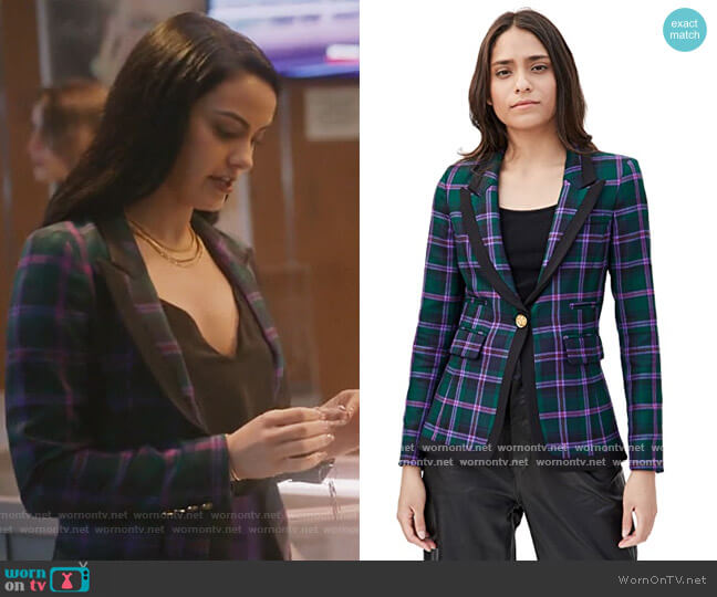 WornOnTV: Veronica’s green plaid blazer on Riverdale | Camila Mendes ...