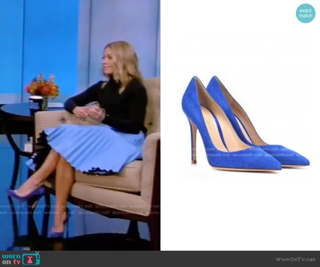 Arreton Pencil Skirt by Roland Mouret worn by Kelly Ripa on Live with Kelly and Mark