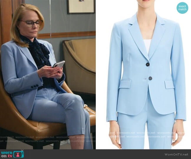 Carissa Blazer by Theory worn by Lisa Benner (Marg Helgenberger) on All Rise