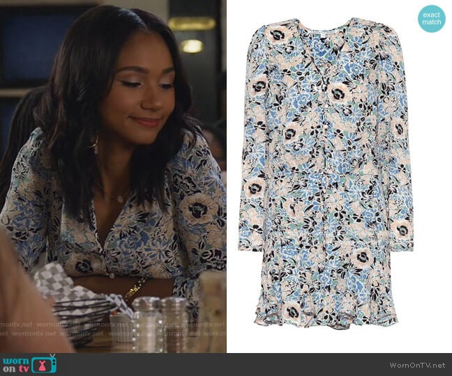 Riggins Dress by Veronica Beard worn by Layla Keating (Greta Onieogou) on All American