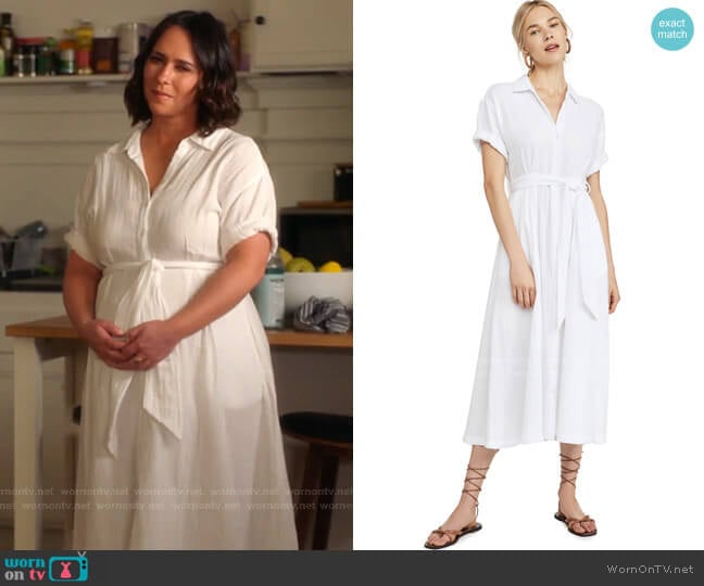 Caylin Dress by Xirena worn by Maddie Kendall (Jennifer Love Hewitt) on 9-1-1