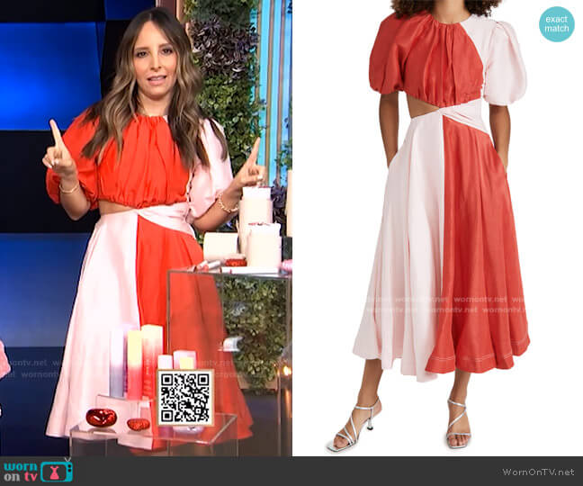 Entwined Dress by Aje worn by Lilliana Vazquez on E! News