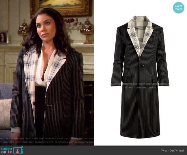 Ivan Reversible Boxy Coat by Alice + Olivia worn by Chloe Lane (Nadia Bjorlin) on Days of our Lives