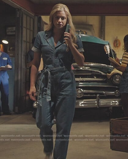 Betty’s denim jumpsuit on Riverdale