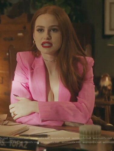Cheryl's pink blazer on Riverdale
