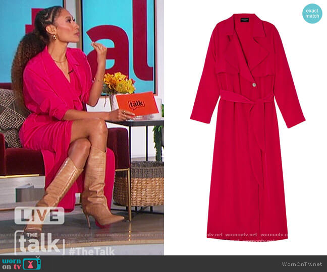 Tracee Coat by Ciara Chyanne worn by Elaine Welteroth on The Talk