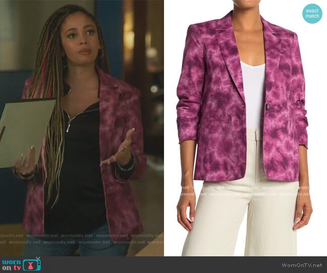 WornOnTV: Toni’s pink tie dye blazer on Riverdale | Vanessa Morgan ...