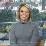 Dylan’s grey ribbed sweater dress on Today