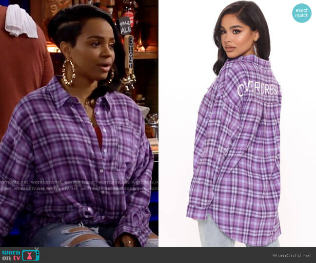 Fashion Nova Overdress To Impress Top worn by Randi (Kyla Pratt) on Call Me Kat