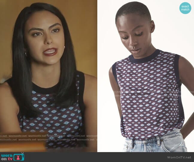 Judith & Charles Binx Pullover worn by Veronica Lodge (Camila Mendes) on Riverdale