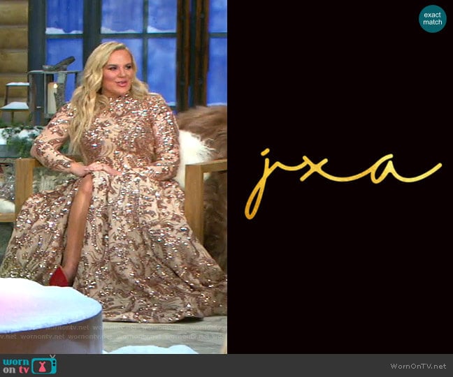 Custom Dress by JXA Fashion worn by Heather Gay on The Real Housewives of Salt Lake City