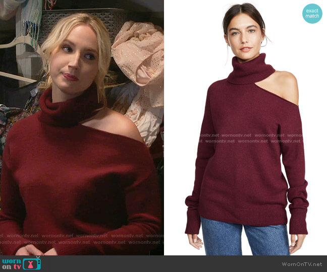 Raundi Sweater by Paige worn by Mandy Baxter (Molly McCook) on Last Man Standing