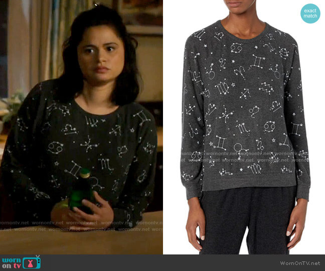 PJ Salvage What's Your Sign Long Sleeve Top worn by Mel Vera (Melonie Diaz) on Charmed