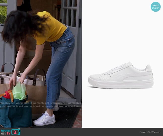 Puma GV Special+ Blank Sneakers worn by Selena Gomez on Selena + Chef