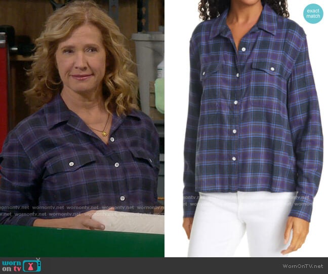 Rag & Bone May Shirt worn by Vanessa Baxter (Nancy Travis) on Last Man Standing