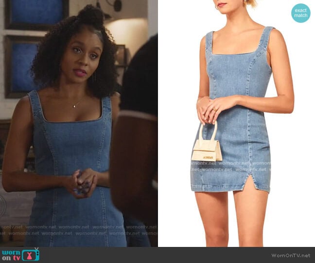 Mark Chambray Minidress by Reformation worn by Geffri Maya on All American