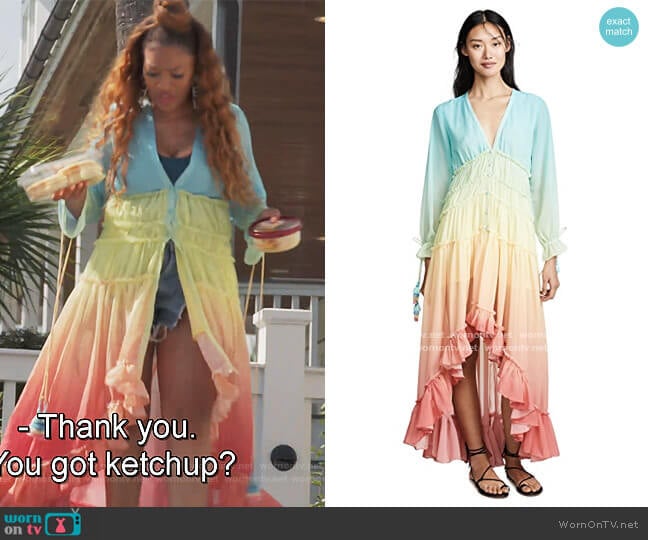 Rainbow Dress by Rococo Sand by Drew Sidora on The Real Housewives of Atlanta