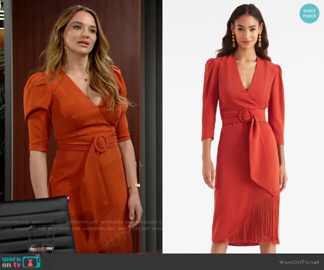 Sachin + Babi Iman Dress worn by Summer Newman (Hunter King) on The Young and the Restless