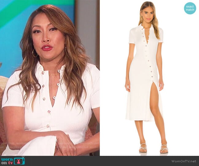 Polly Midi Dress by Song of Style worn by Carrie Inaba on The Talk