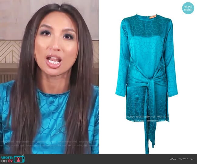 Eugenie Dress by The Andamane worn by Jeannie Mai on The Real