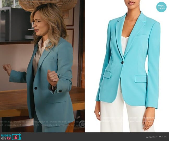 Theory Staple Blazer by Theory worn by Amy Quinn (Lindsey Gort) on All Rise