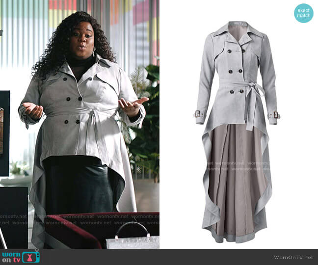 Get The Look: Molly-Mae Grey Trench Coat – Todays Fashion