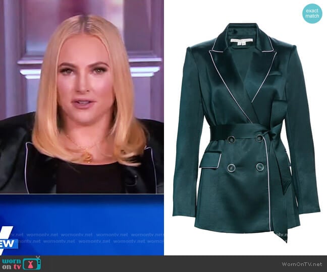 Eiza Jacket by Veronica Beard worn by Meghan McCain on The View