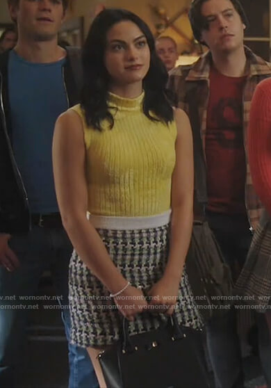 Veronica's tweed mini skirt on Riverdale