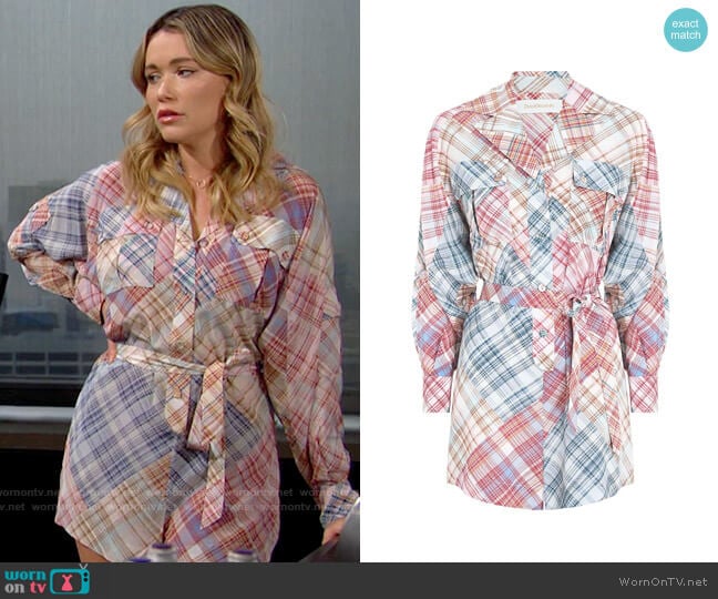 Zimmermann Charm Utility Playsuit worn by Flo Fulton (Katrina Bowden) on The Bold and the Beautiful