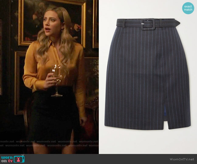 WornOnTV: Betty's pinstripe mini skirt on Riverdale, Lili Reinhart