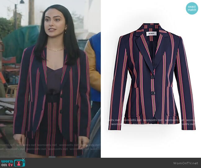 Put A Pin In It Blazer by BB Dakota worn by Veronica Lodge (Camila Mendes) on Riverdale