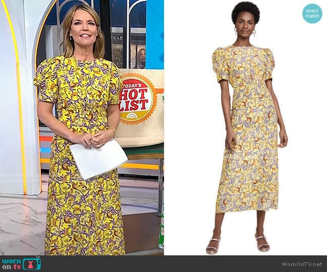 Saloni Bianca Dress worn by Savannah Guthrie on Today