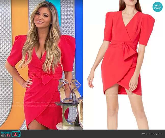 Black Halo Maricopa Dress worn by Amber Lancaster on The Price is Right