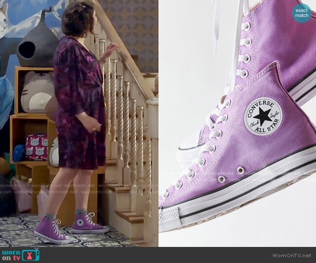 Converse Chuck Taylor All Star Color High Top Sneaker worn by Kat Silver (Mayim Bialik) on Call Me Kat