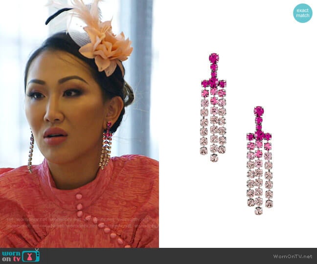 Asher Drop Earring by Dannijo worn by Tiffany Moon on The Real Housewives of Dallas