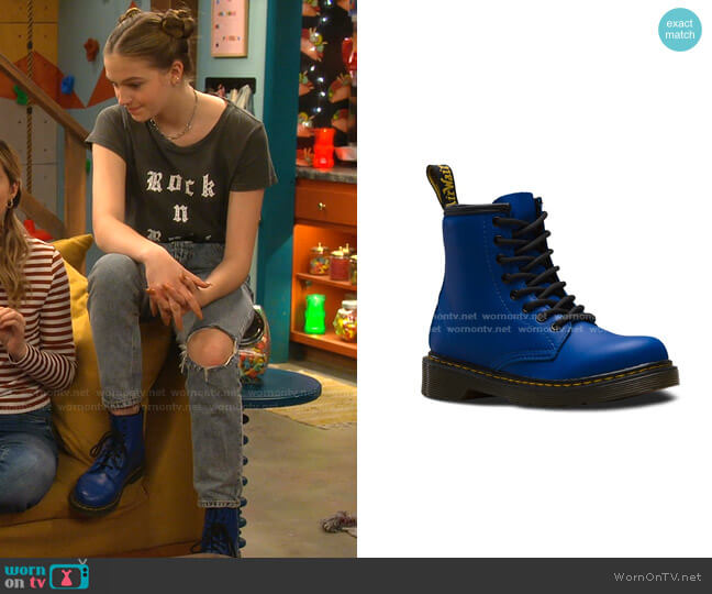 1460 Original 8-Eye Leather Boot by Dr. Martens worn by Presley (Jayden Bartels) on Side Hustle