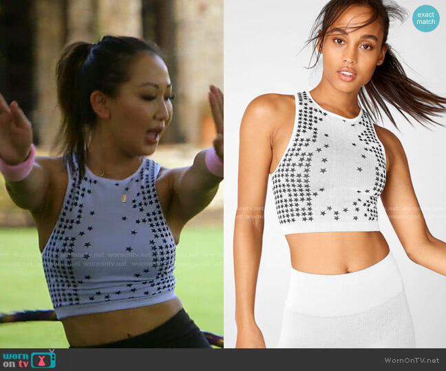  Francis Seamless Crop Top by Fabletics worn by Tiffany Moon  on The Real Housewives of Dallas