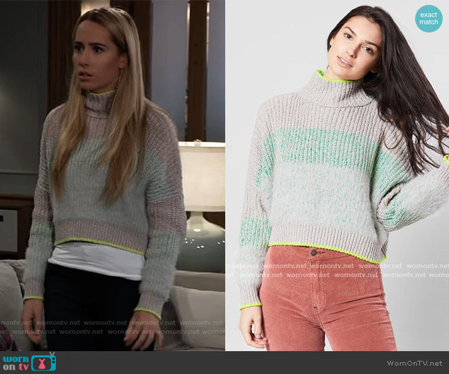 WornOnTV: Josslyn's white cropped sweater on General Hospital