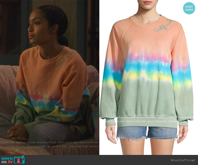 WornOnTV: Zoey’s pink tye dye sweater on Grown-ish | Yara Shahidi ...