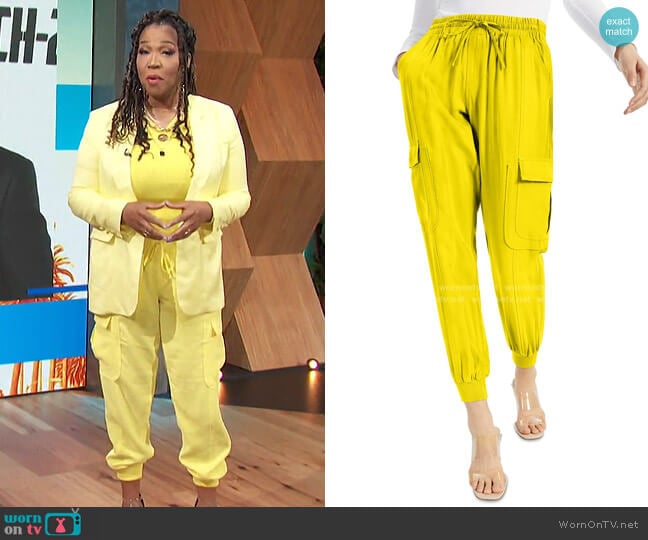 Utility Jogger Pants by INC International Concepts worn by Kym Whitley on E! News