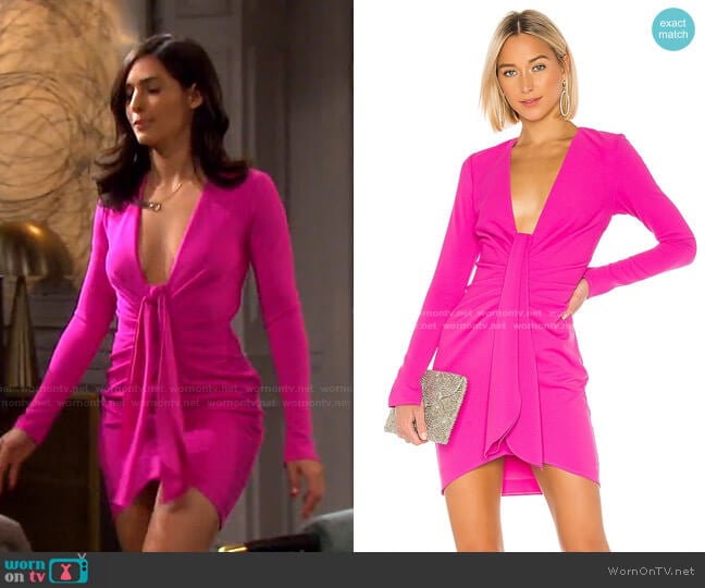 Next Round Dress by Katie May worn by Gabi Hernandez (Camila Banus) on Days of our Lives