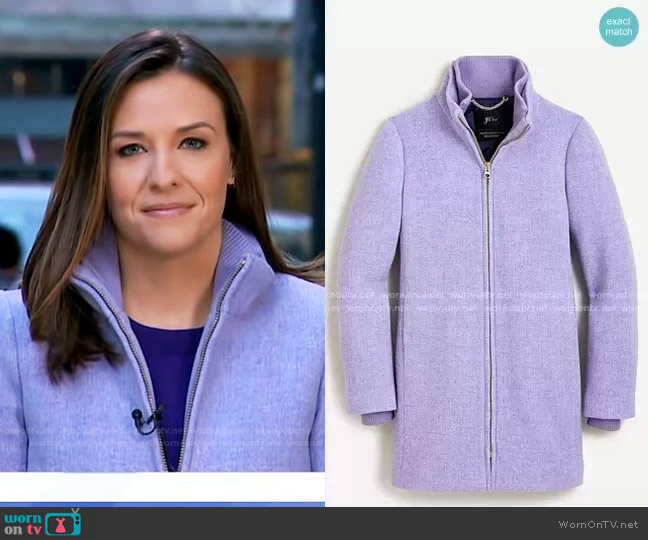 Lodge Coat by J. Crew worn by Mary Bruce  on Good Morning America