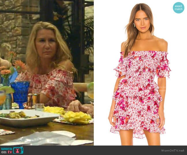  Inga Dress by Misa Los Angeles worn by Kary Brittingham on The Real Housewives of Dallas