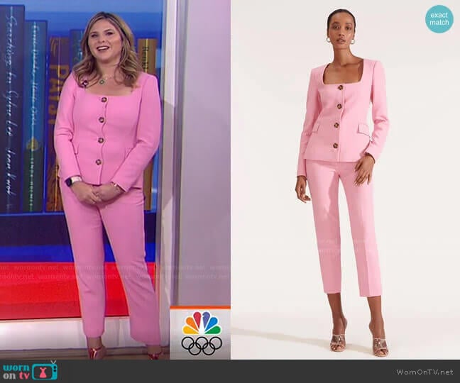 veronica beard pink jacket