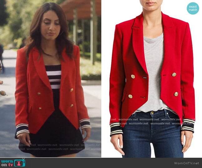 Double Breasted Blazer by Scripted worn by Ana Torres (Francia Raisa) on Grown-ish